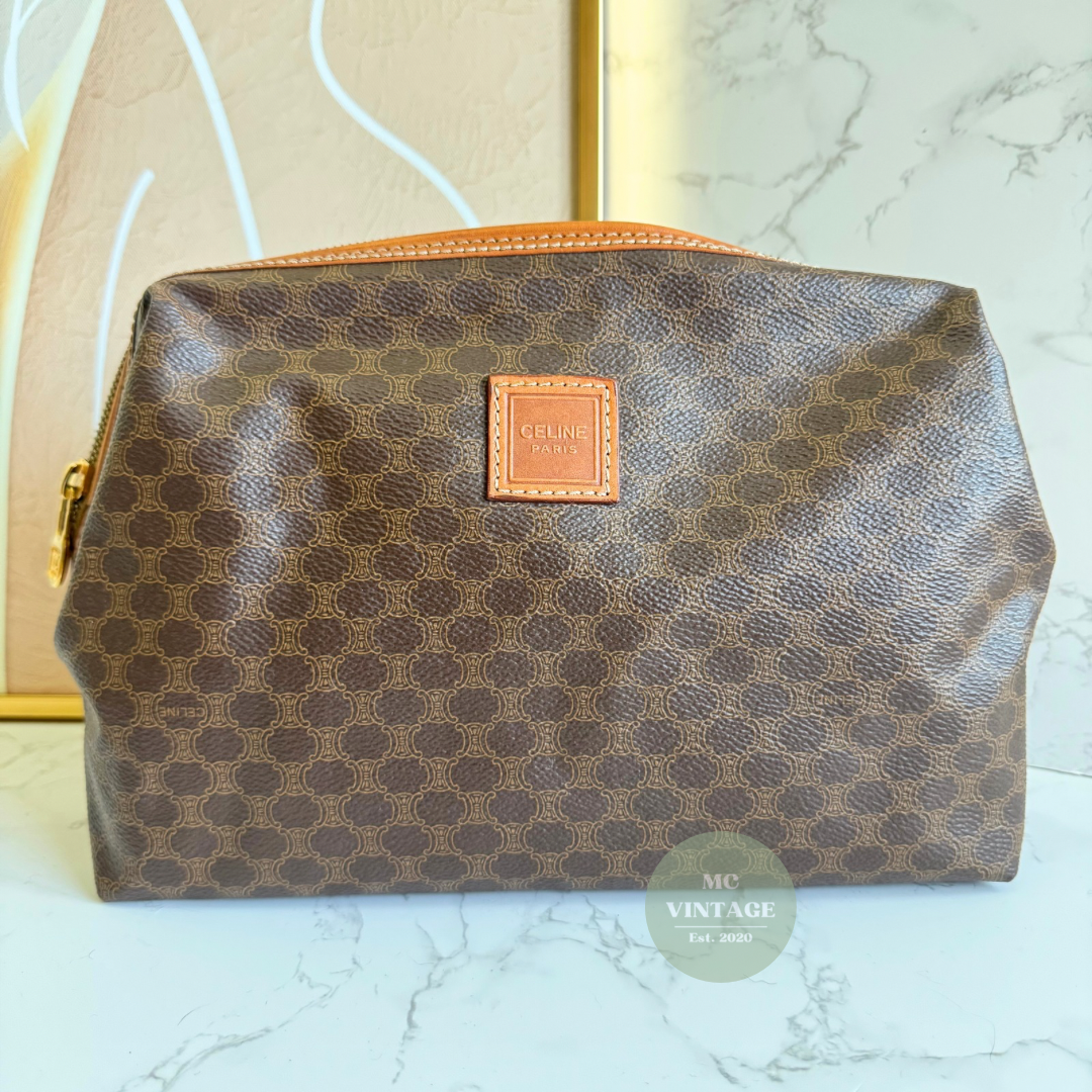 CELINE Vintage Macadam Pouch
