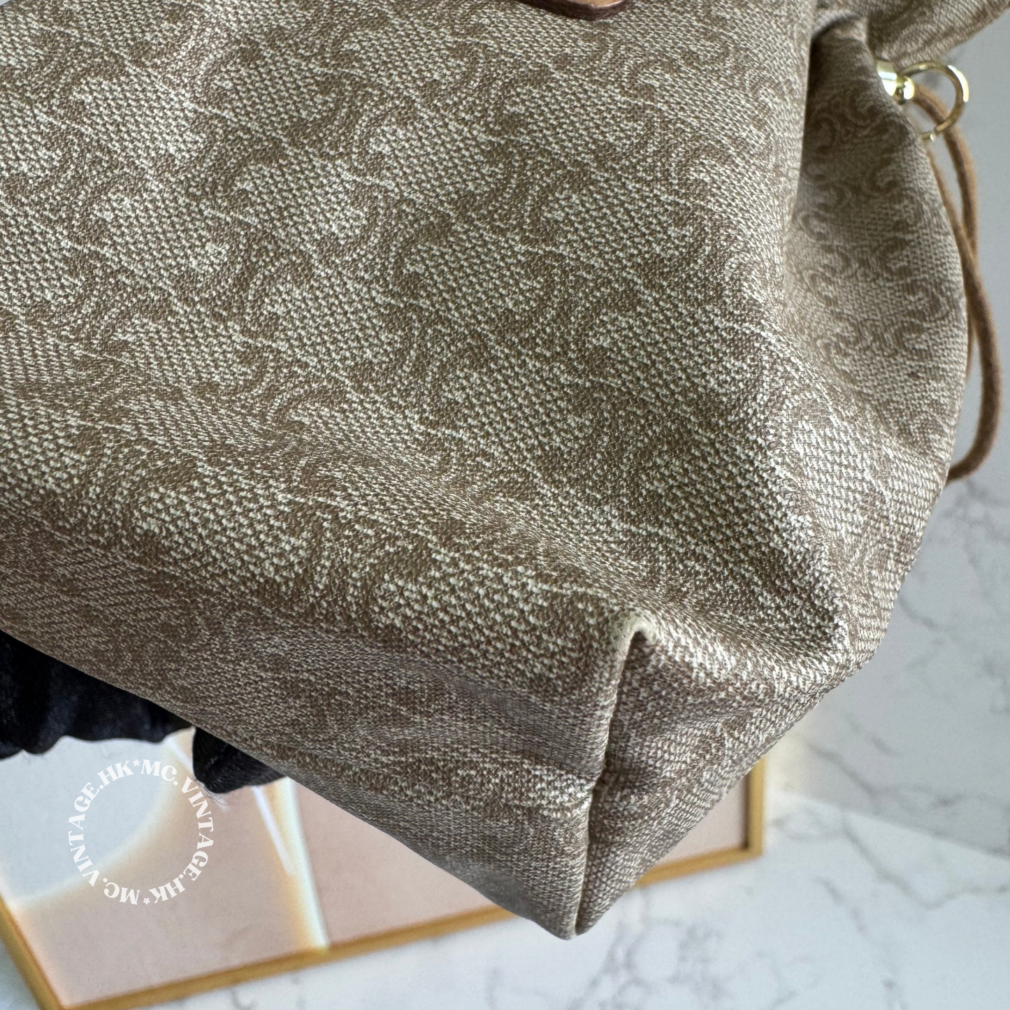 CELINE Vintage Macadam Bucket Bag