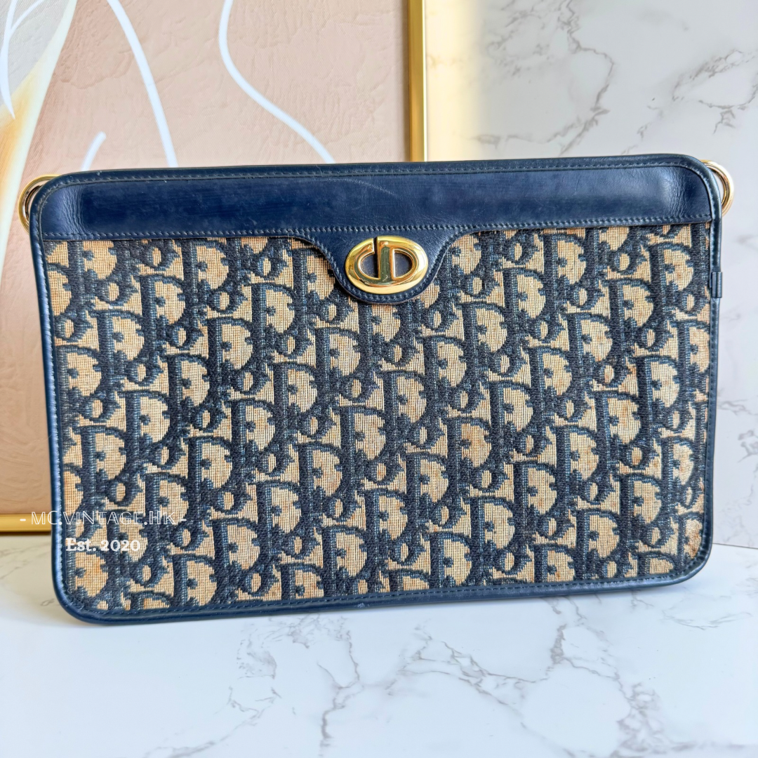 Dior Vintage Oblique Clutch
