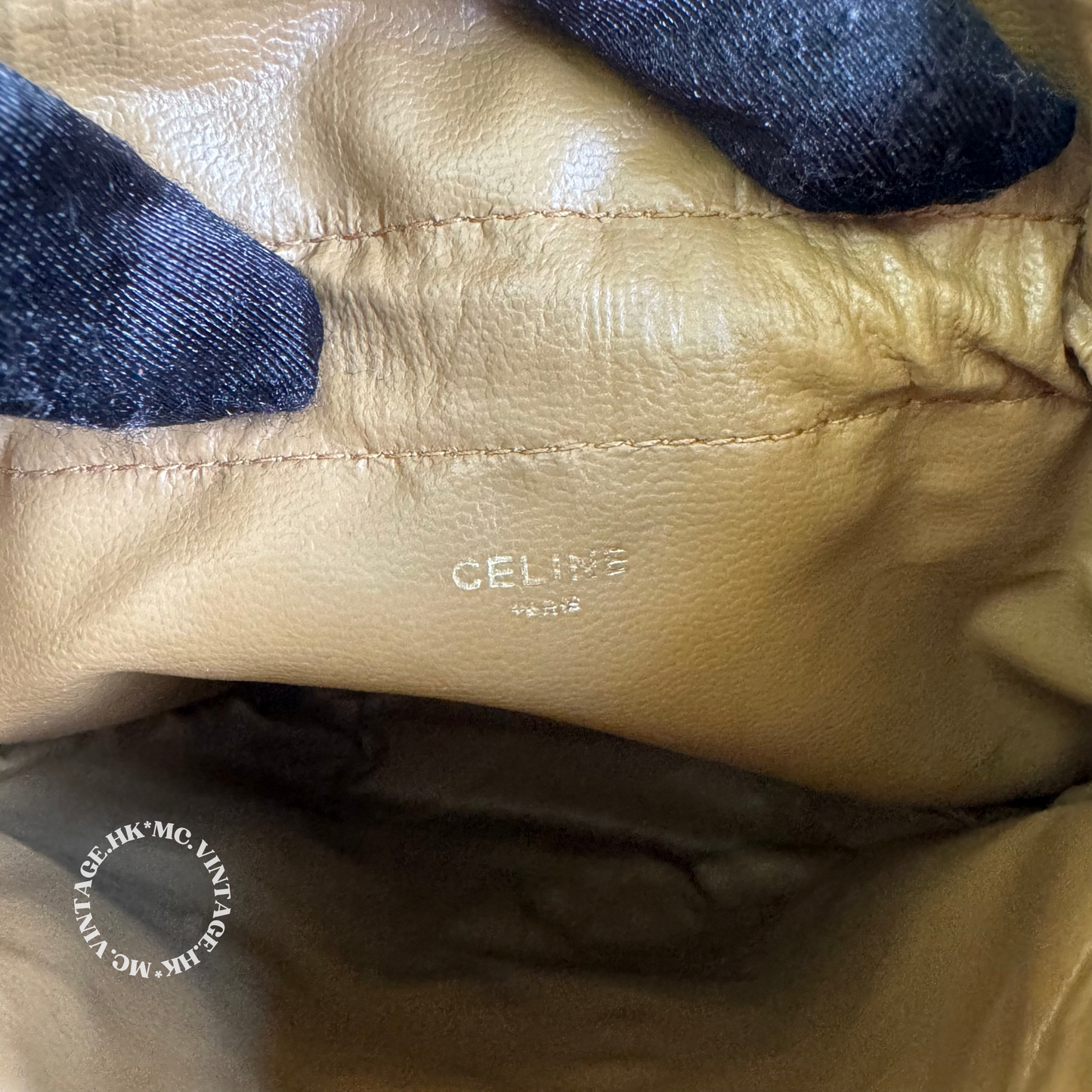 CELINE Vintage Macadam Bucket Bag