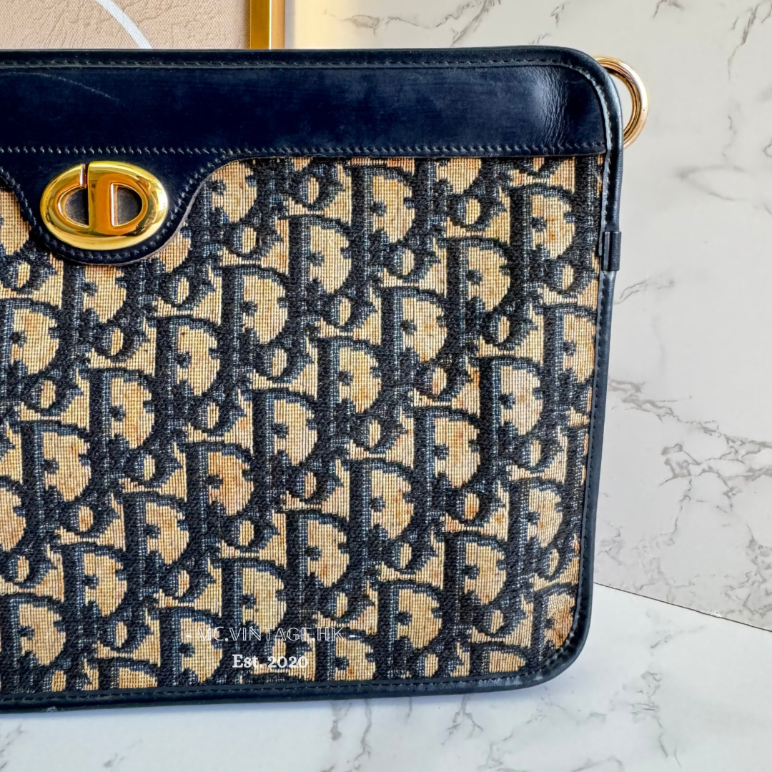Dior Vintage Oblique Clutch