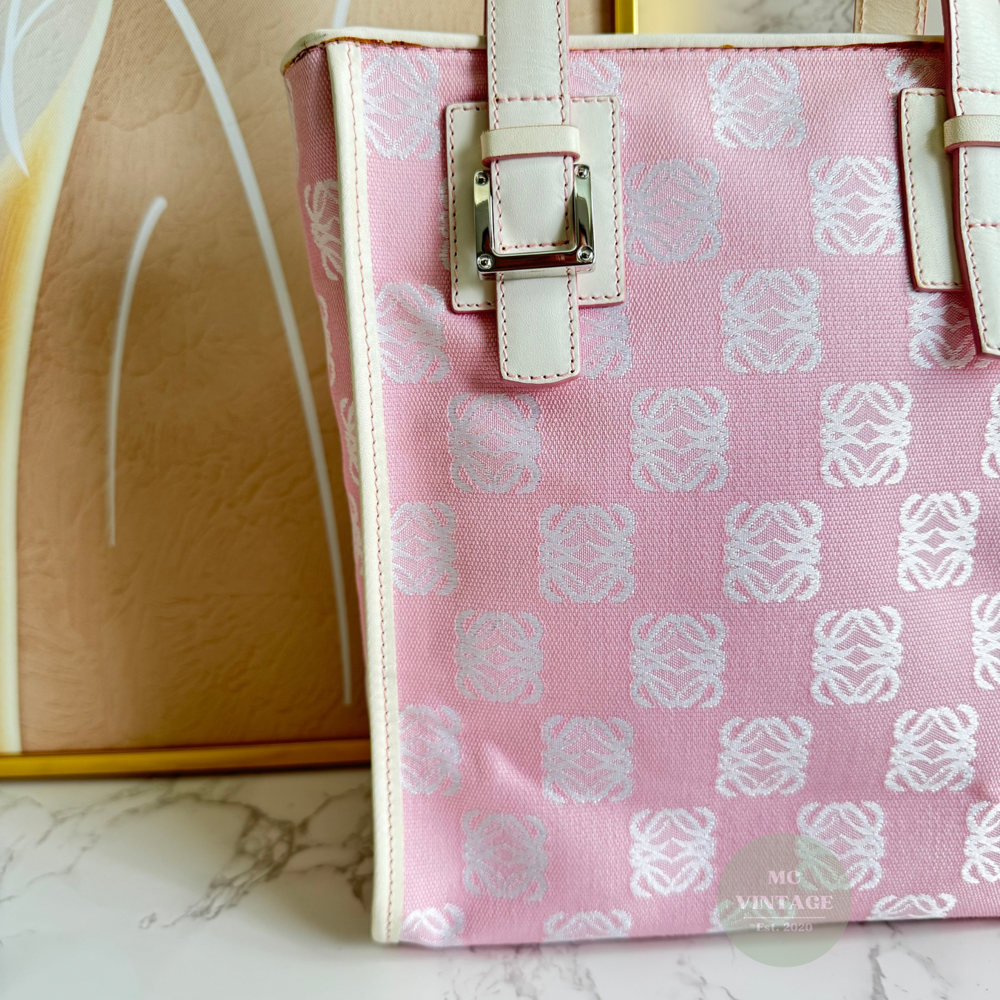 Loewe Canvas Tote Handbag