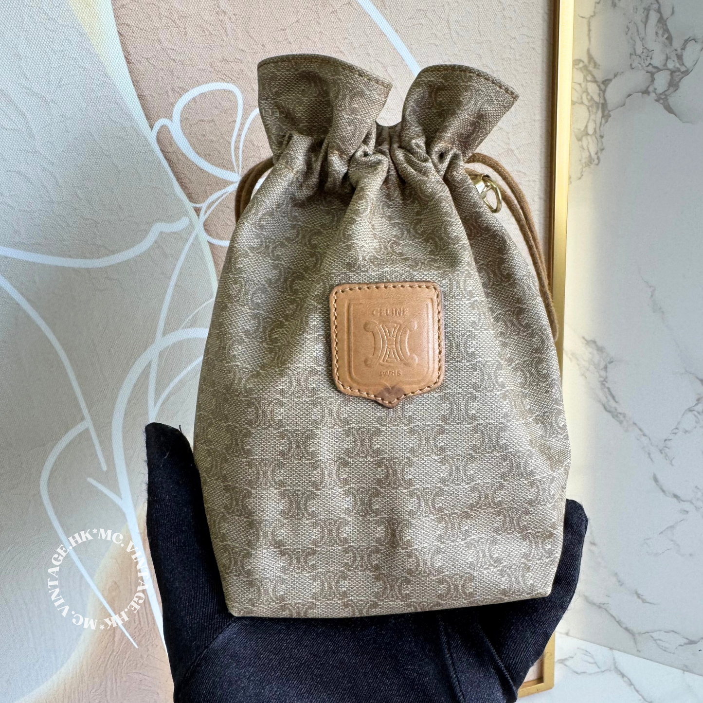 CELINE Vintage Macadam Bucket Bag
