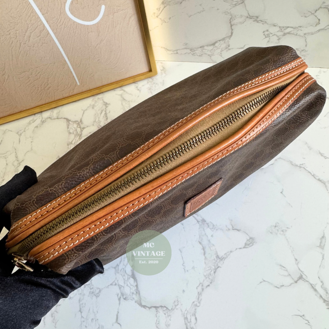 CELINE Vintage Macadam Pouch