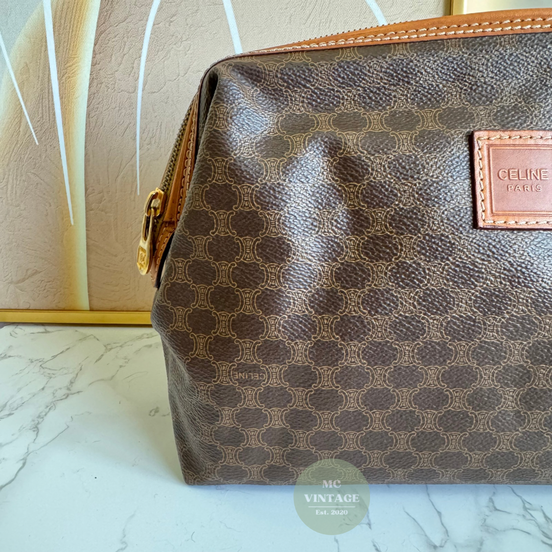 CELINE Vintage Macadam Pouch