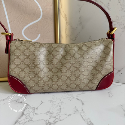 CELINE Vintage Macadam Underarm Bag
