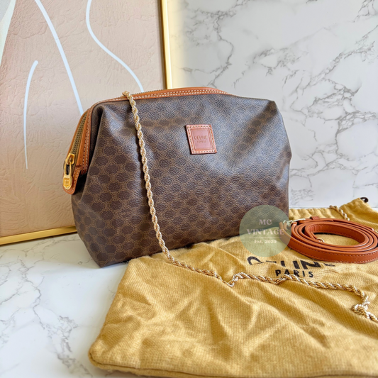 CELINE Vintage Macadam Pouch