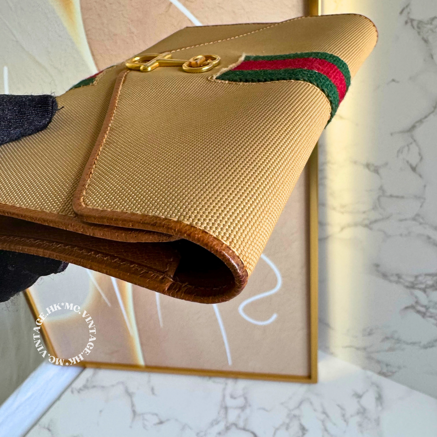 GUCCI Vintage Sherryline Clutch/Wallet