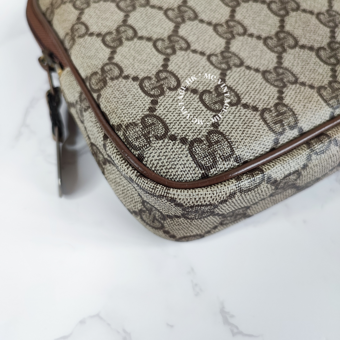 GUCCI Vintage GG 2-Way Bag