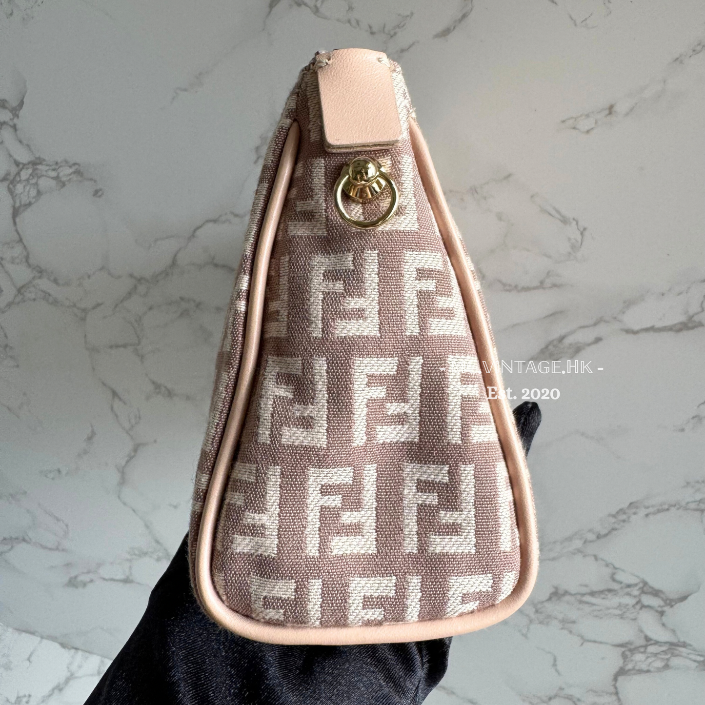 FENDI Zucchino Canvas Pouch