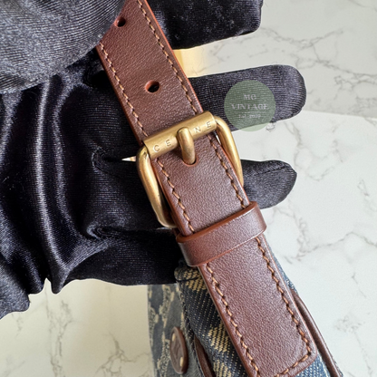 CELINE Vintage Denim Shoulder Bag