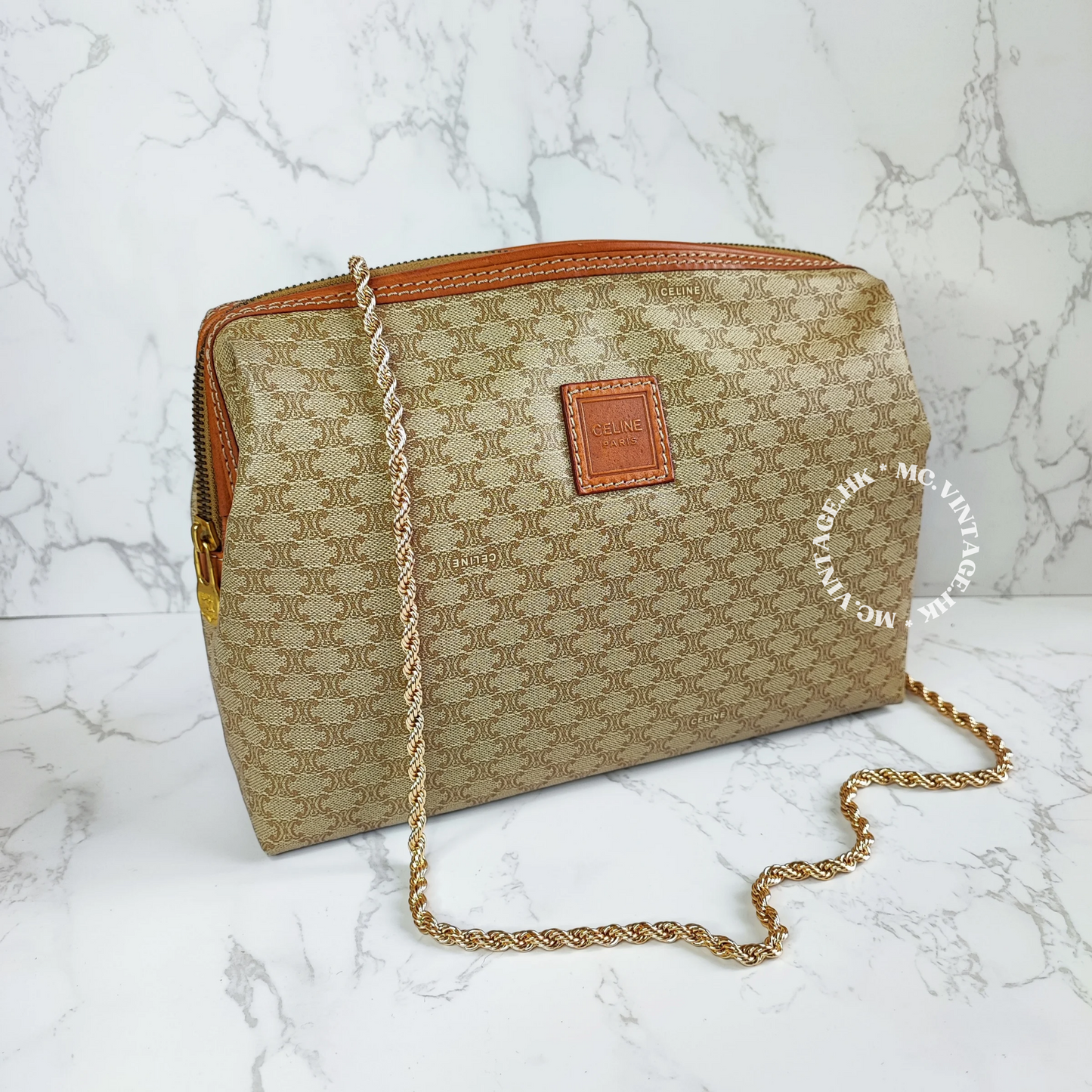 CELINE Vintage Macadam Pouch