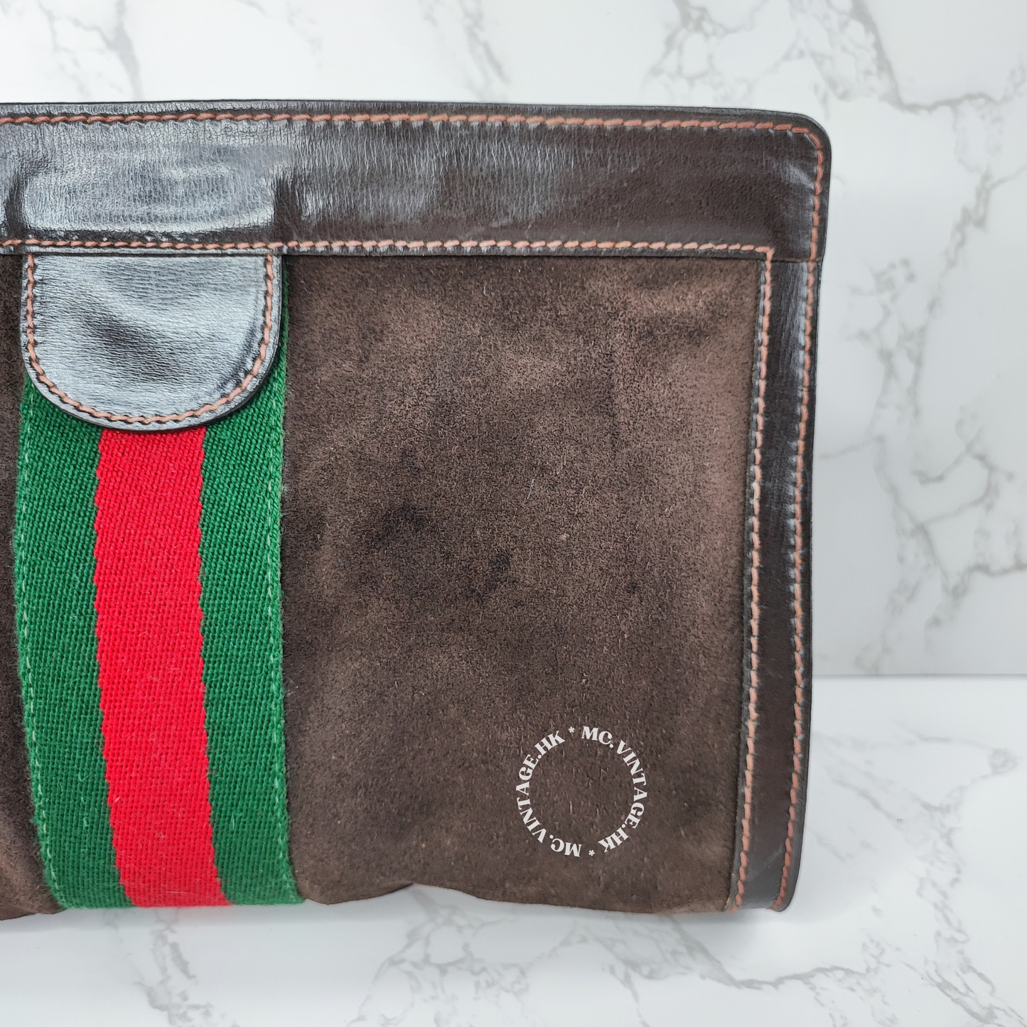 GUCCI Vintage Sherry Line Clutch