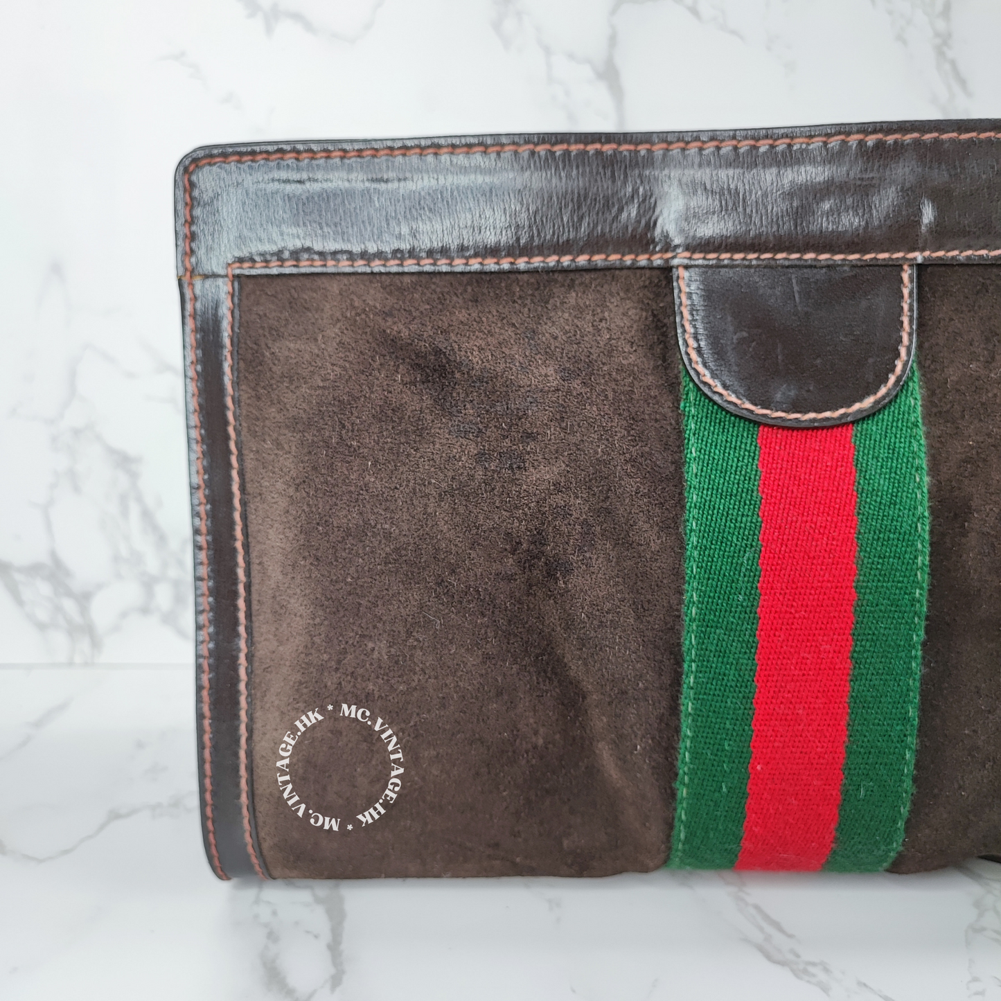 GUCCI Vintage Sherry Line Clutch