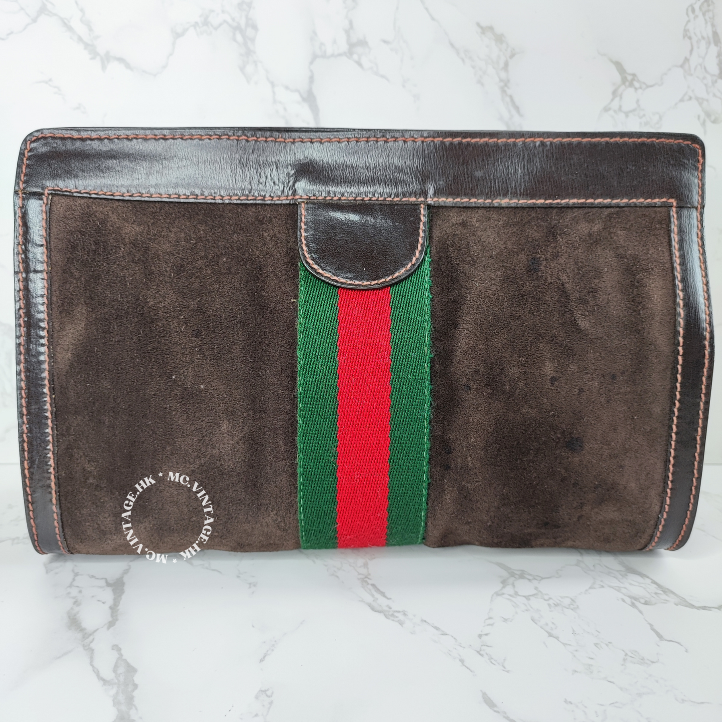 GUCCI Vintage Sherry Line Clutch