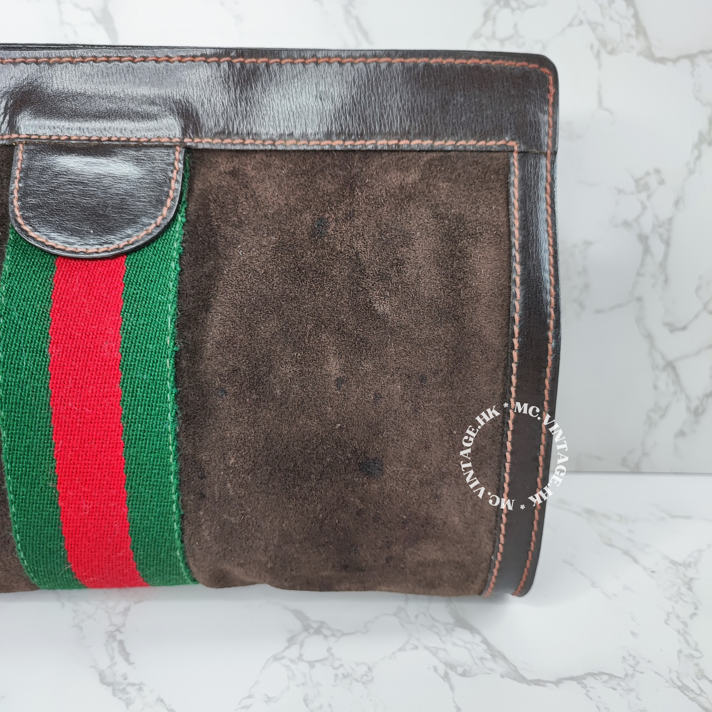 GUCCI Vintage Sherry Line Clutch