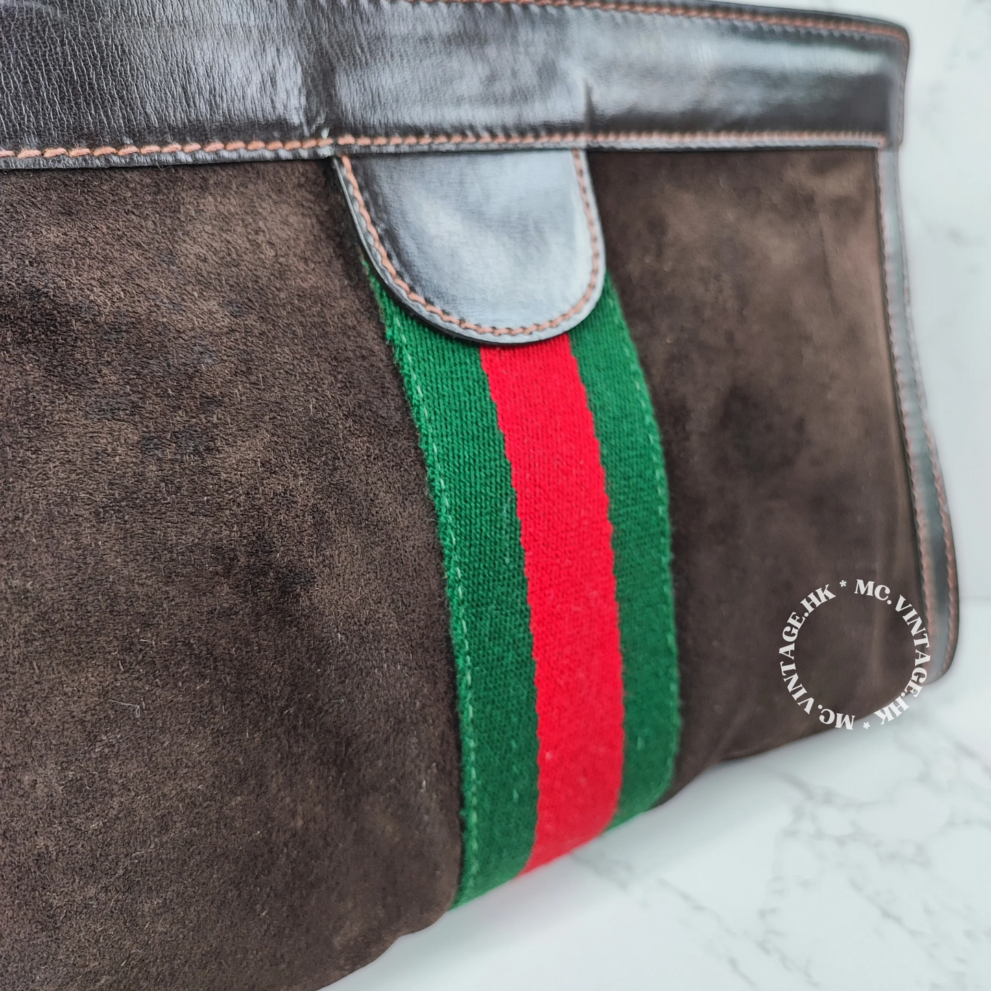 GUCCI Vintage Sherry Line Clutch