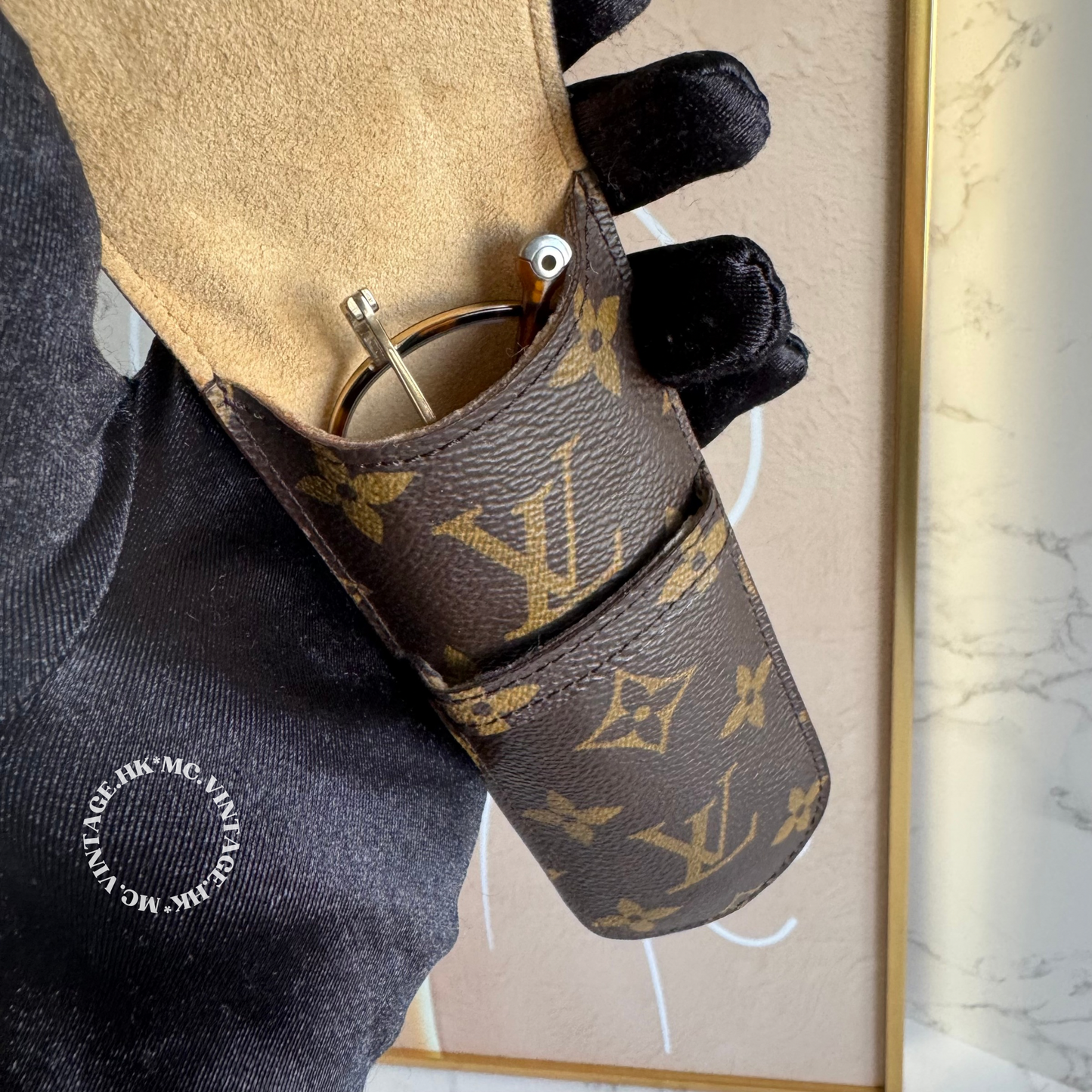 LV Monogram Pen Case / Glasses Case