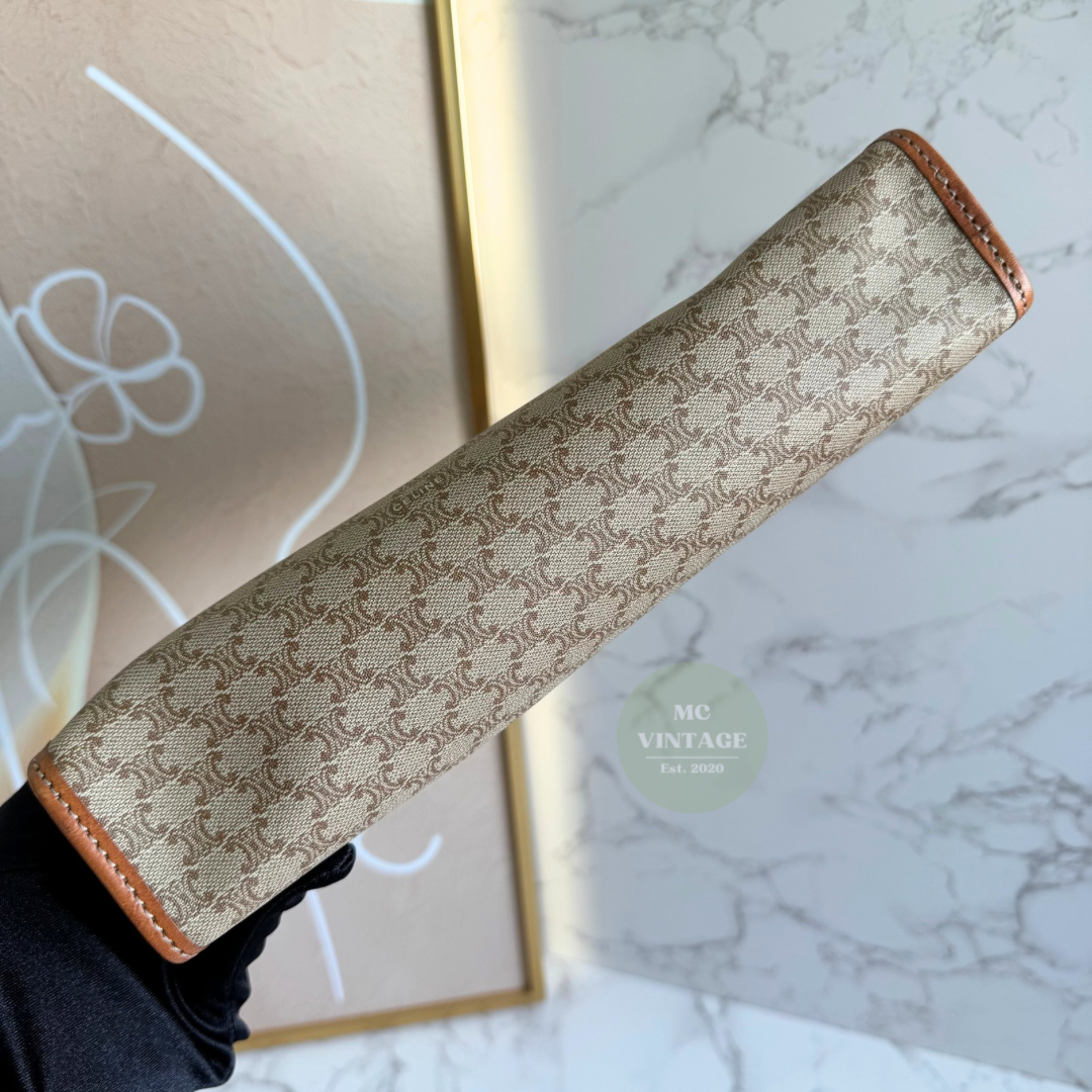 CELINE Vintage Macadam Clutch