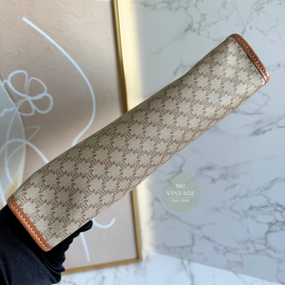 CELINE Vintage Macadam Clutch