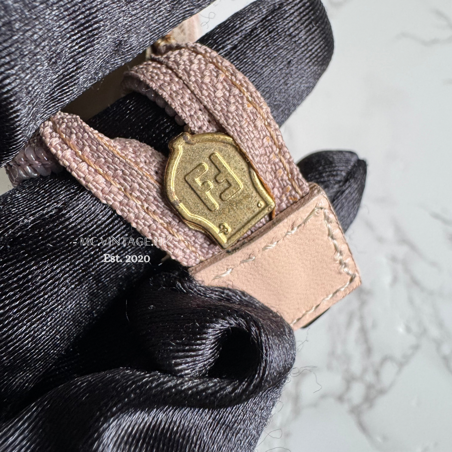 FENDI Zucchino Canvas Pouch