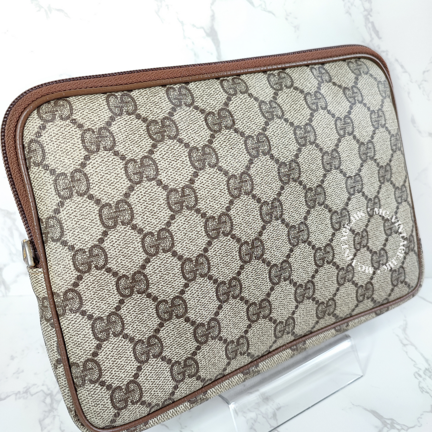 GUCCI Vintage GG 2-Way Bag