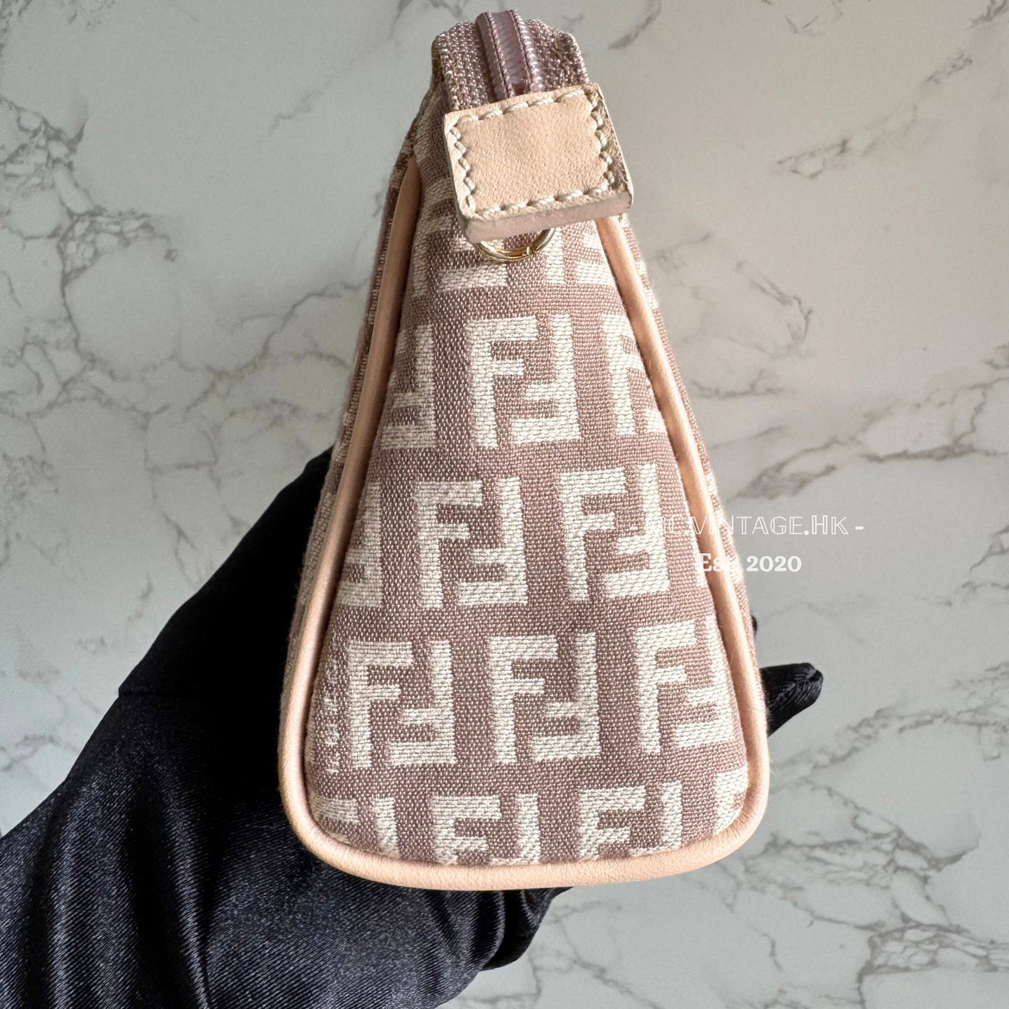 FENDI Zucchino Canvas Pouch