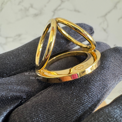 CELINE Metal Scarf Ring