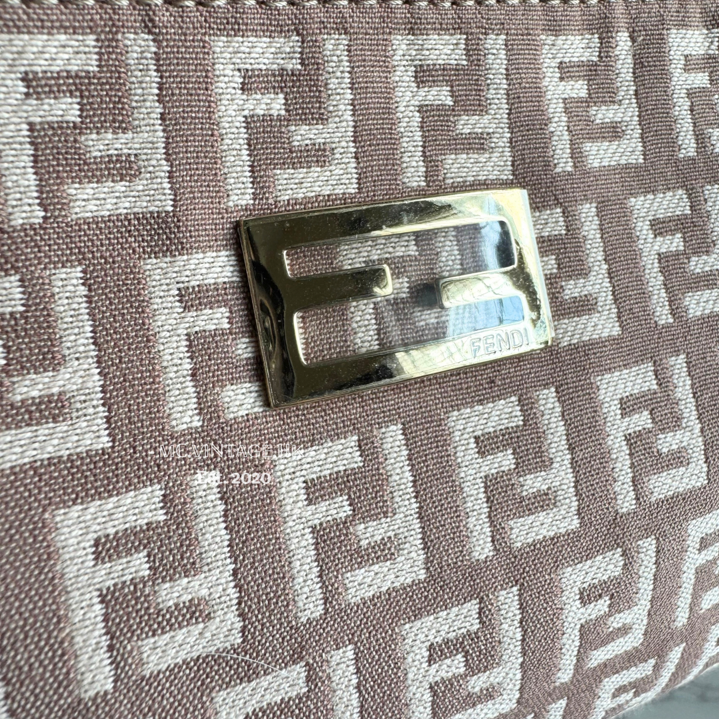 FENDI Zucchino Canvas Pouch