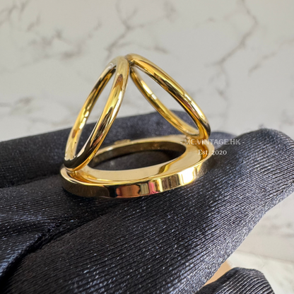 CELINE Metal Scarf Ring