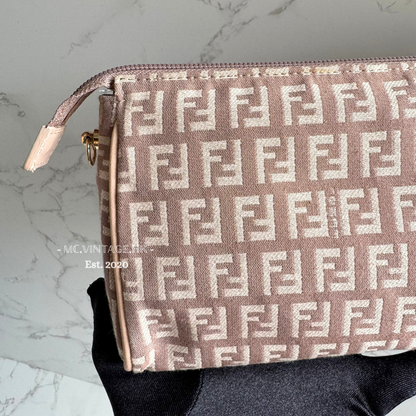 FENDI Zucchino Canvas Pouch