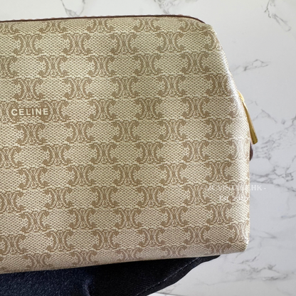 CELINE Vintage Macadam Mini Pouch