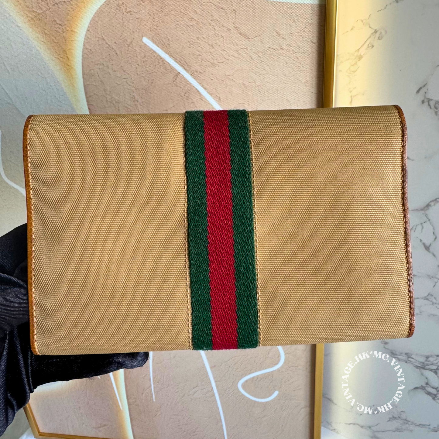 GUCCI Vintage Sherryline Clutch/Wallet