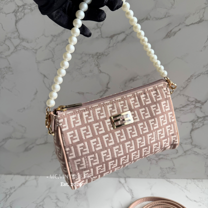 FENDI Zucchino Canvas Pouch