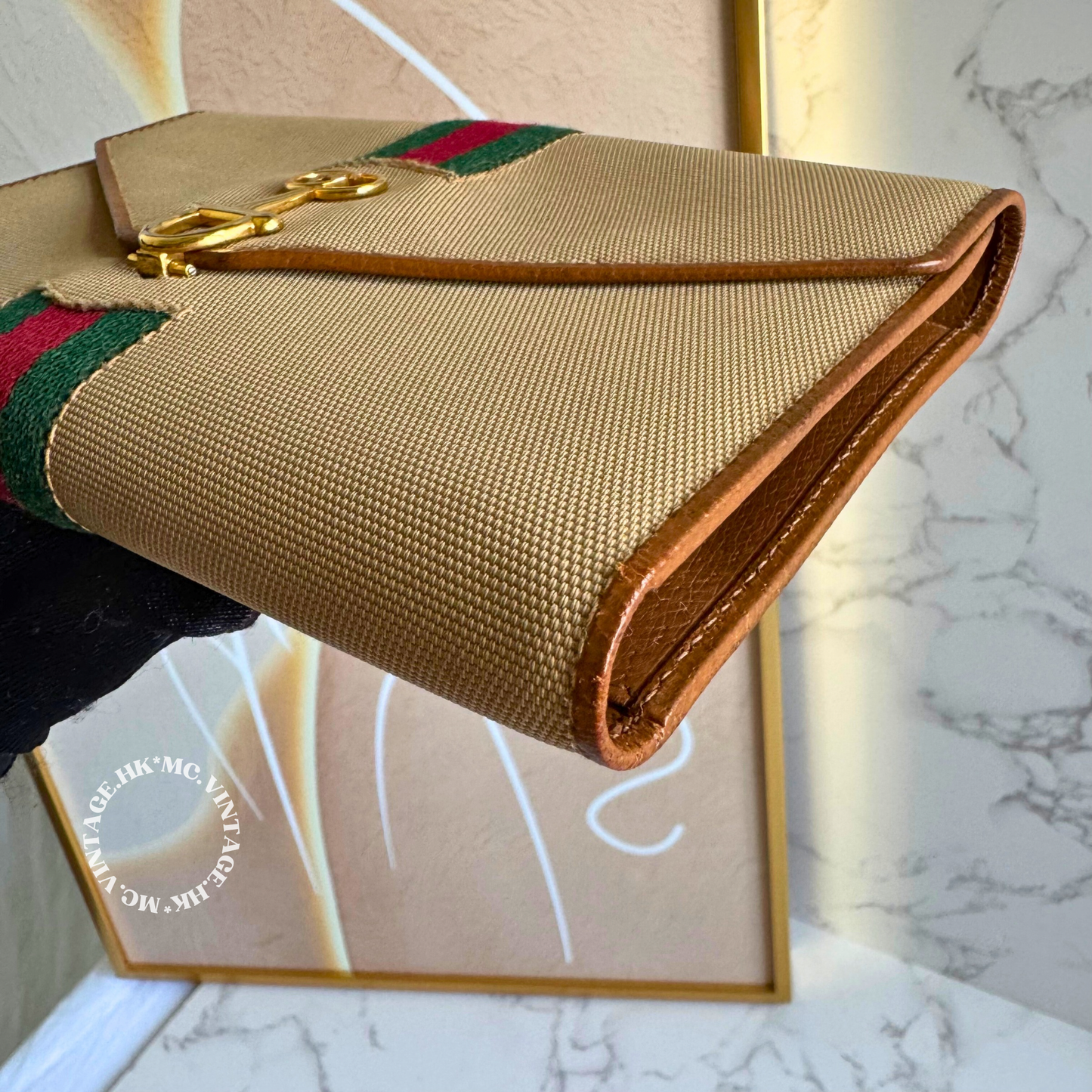 GUCCI Vintage Sherryline Clutch/Wallet