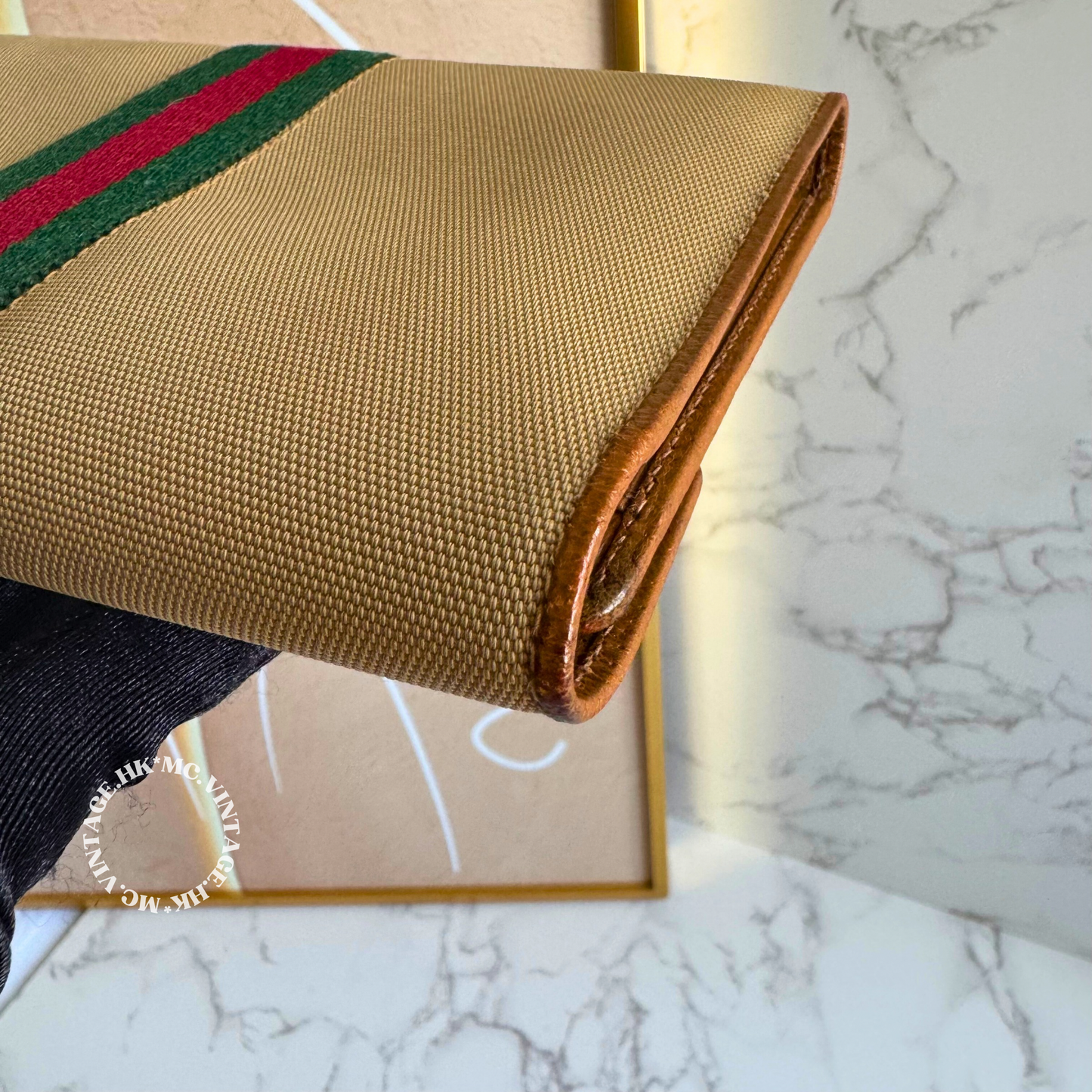 GUCCI Vintage Sherryline Clutch/Wallet