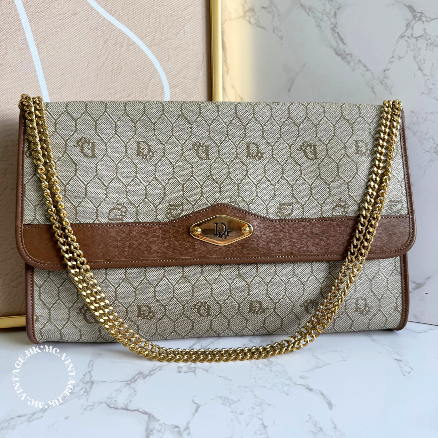 Dior Honeycomb 3-Way Shoulder Bag