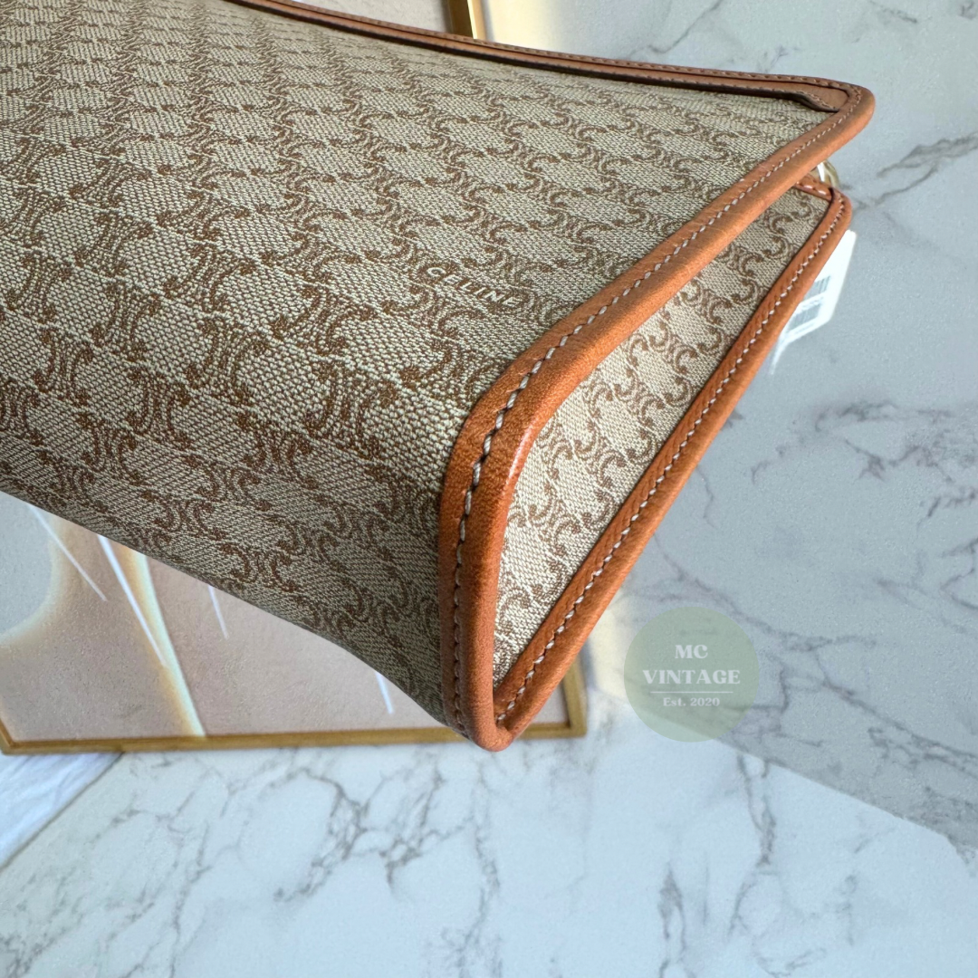 CELINE Vintage Macadam Clutch