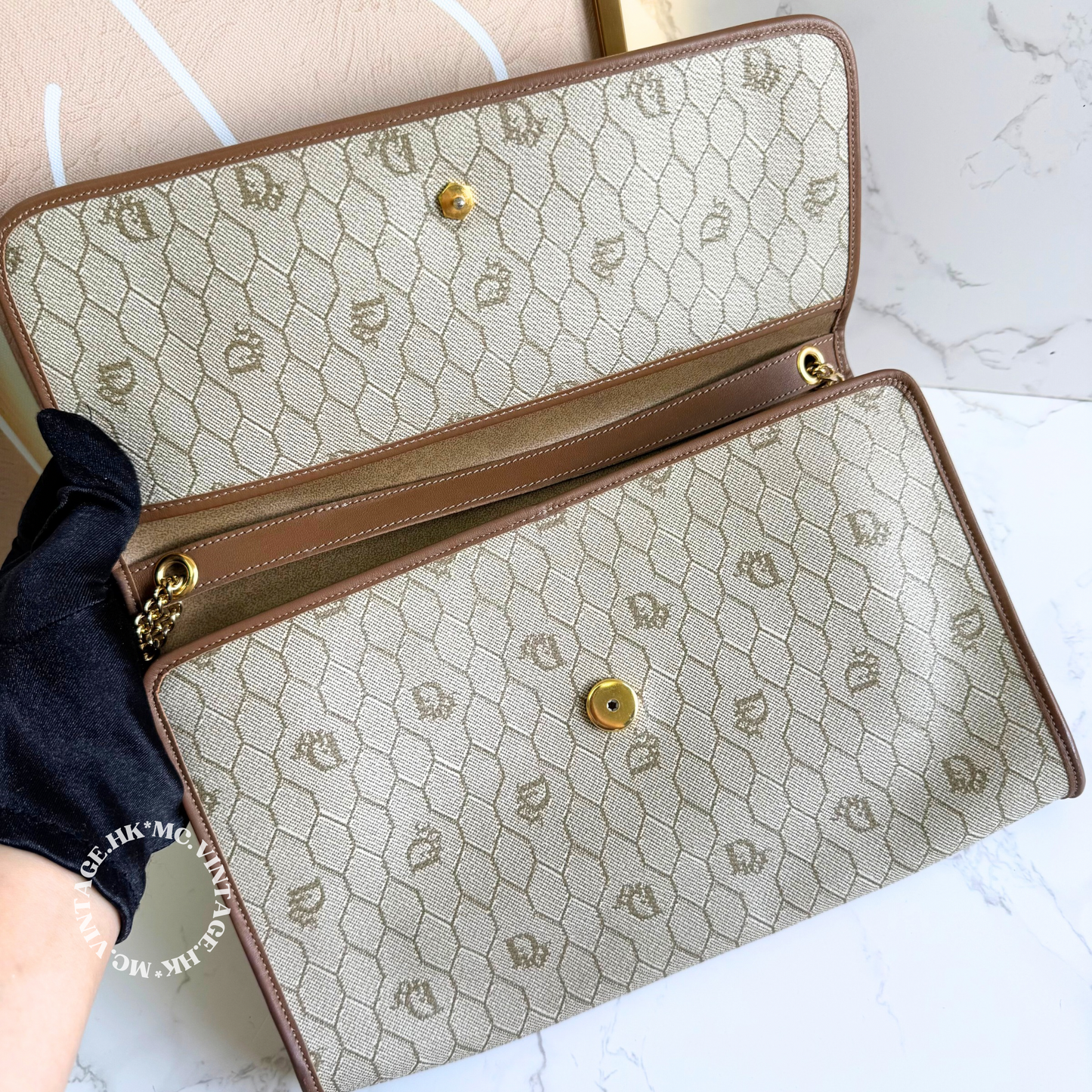 Dior Honeycomb 3-Way Shoulder Bag