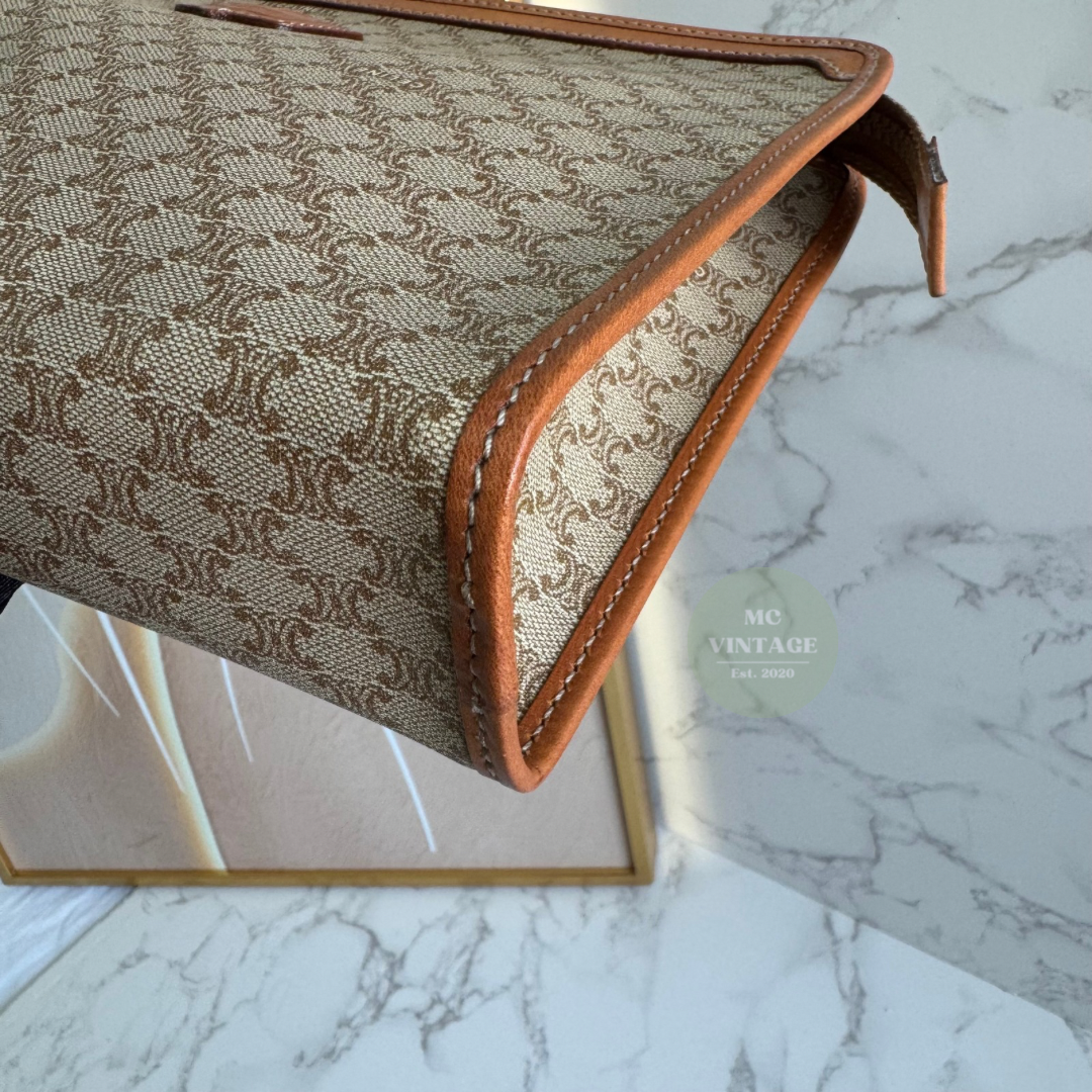 CELINE Vintage Macadam Clutch