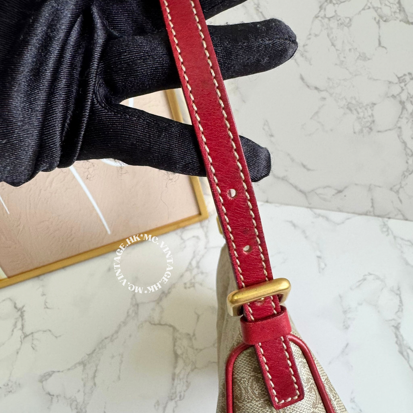 CELINE Vintage Macadam Underarm Bag