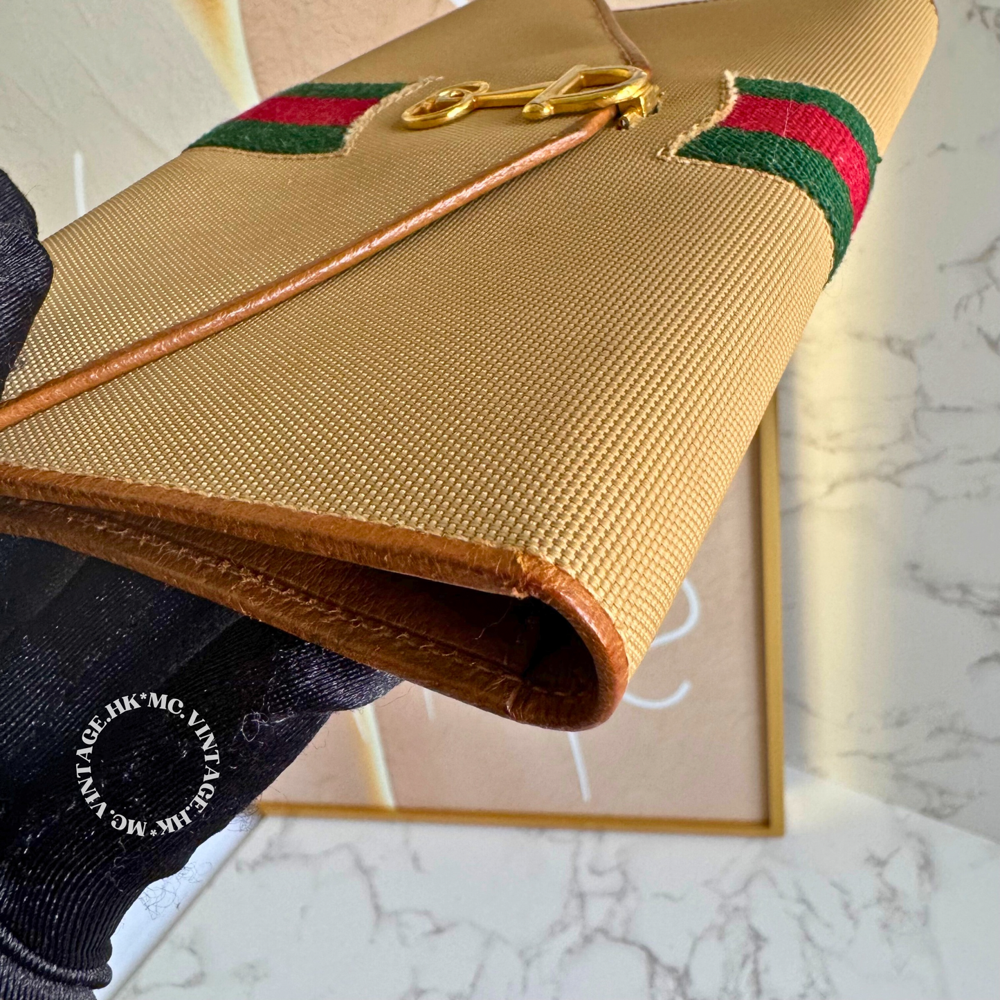GUCCI Vintage Sherryline Clutch/Wallet