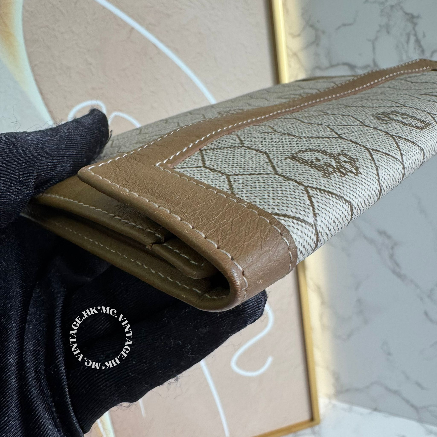 Dior Honeycomb Clutch / Wallet