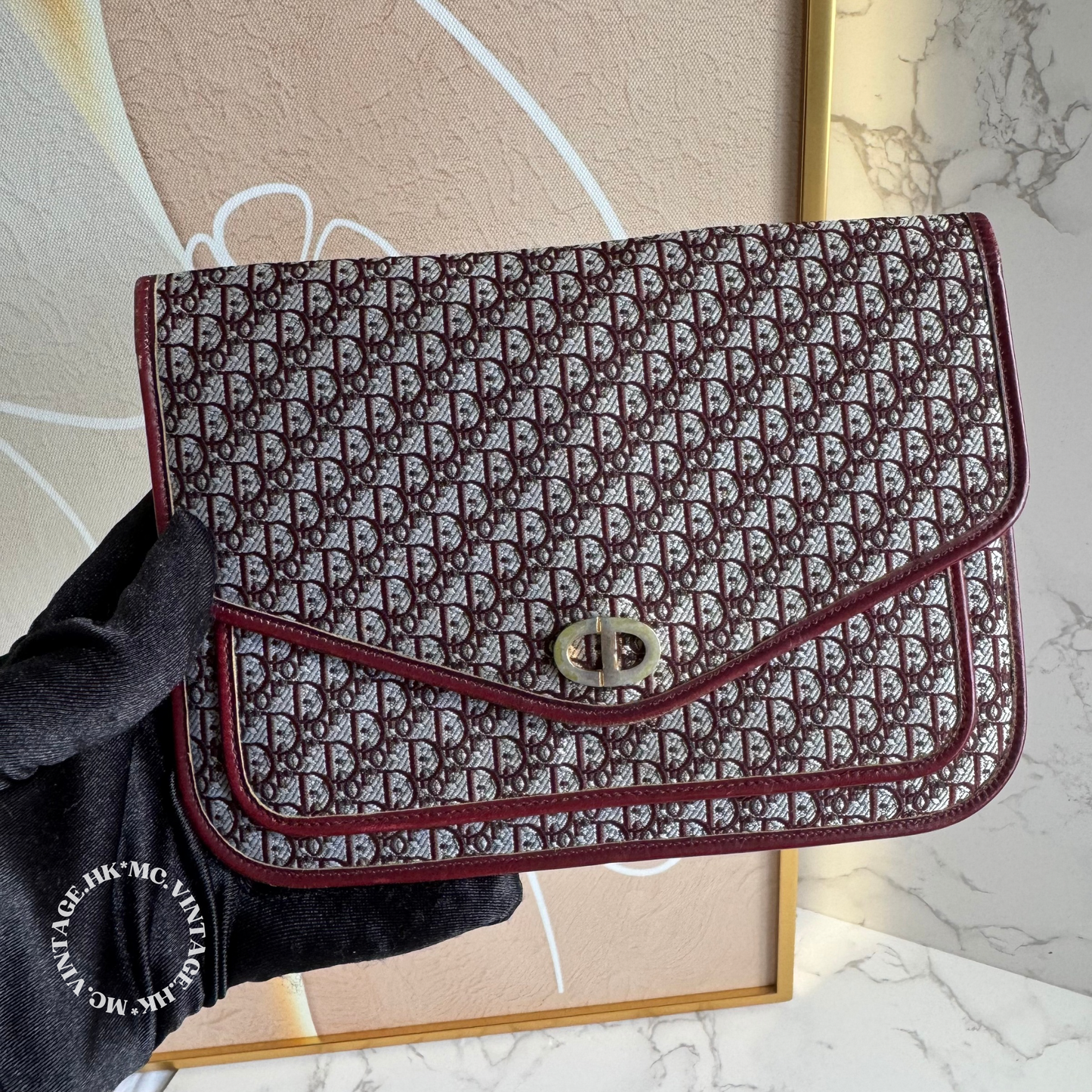 Dior Monogram Clutch