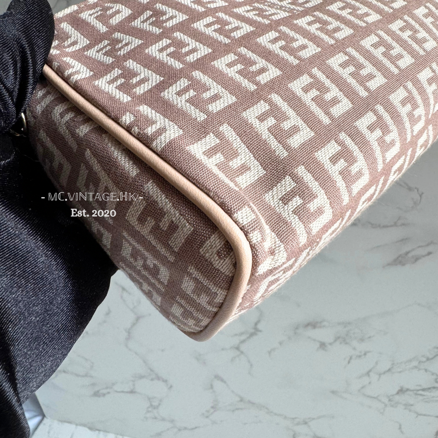 FENDI Zucchino Canvas Pouch