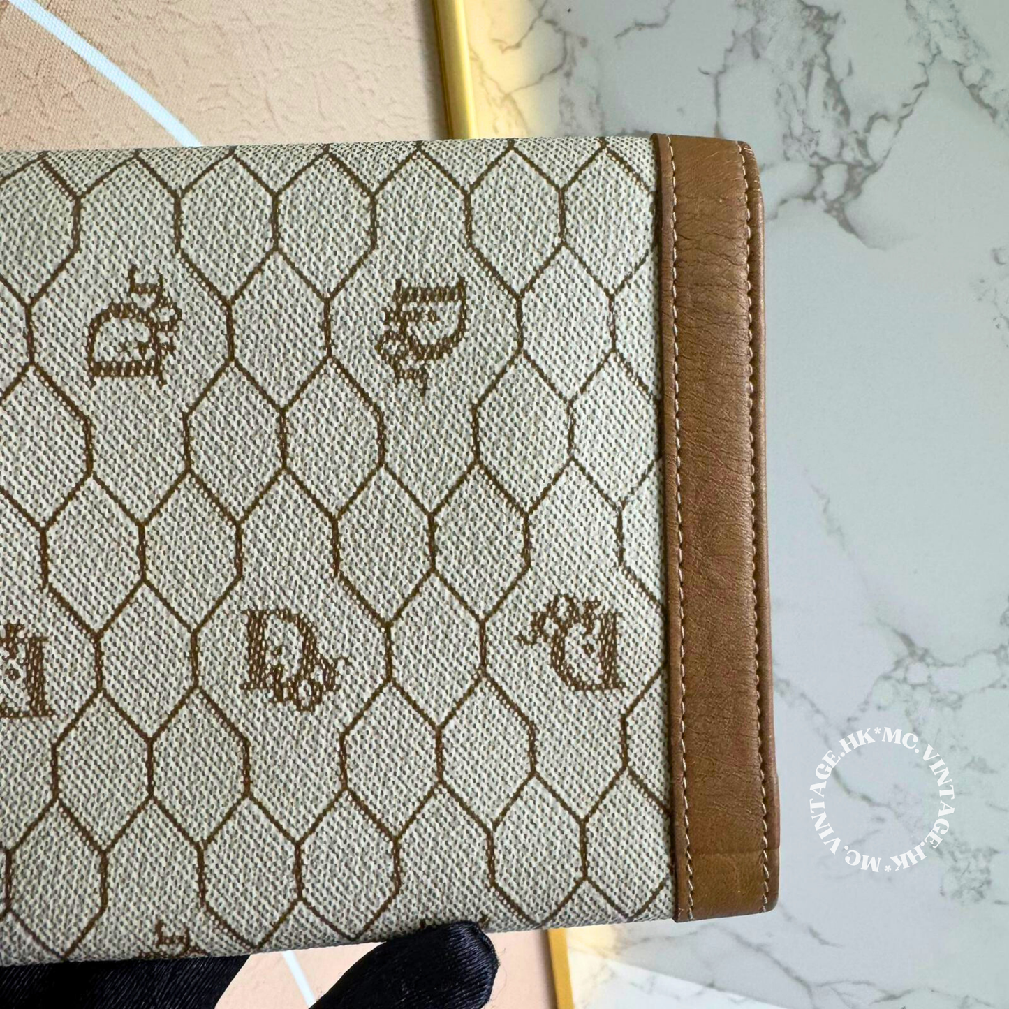 Dior Honeycomb Clutch / Wallet