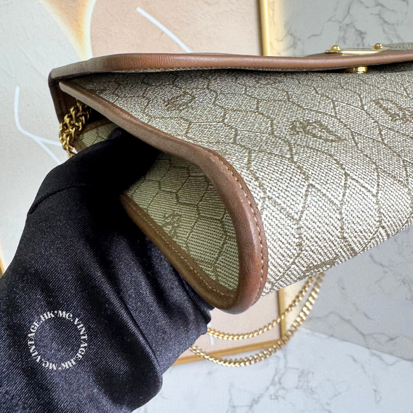 Dior Honeycomb 3-Way Shoulder Bag