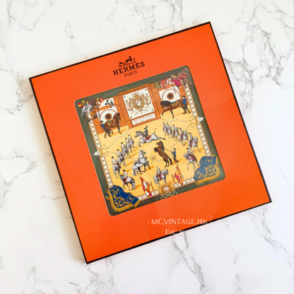 HERMES 90’s Silk Scarf