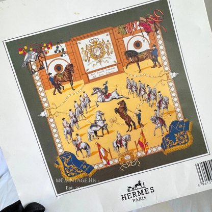 HERMES 90’s Silk Scarf
