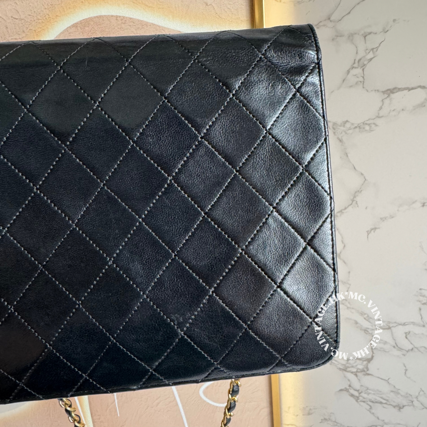 CHANEL Vintage Push-Lock Bag